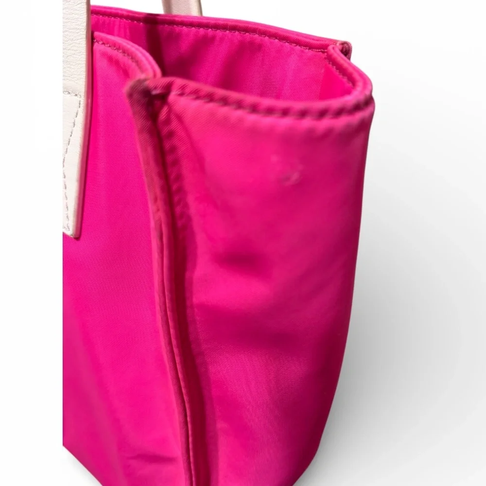 🚨SOLD🚨Kate Spade Berry Street Elise nylon tote in zinnia pink. - Picture 8 of 12